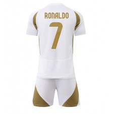 Al-Nassr Cristiano Ronaldo #7 Tredjeställ Barn 2024-25 Korta ärmar (+ Korta byxor)